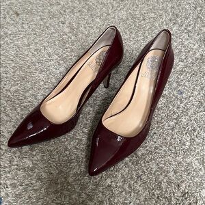 Burgundy Patent Leather Heels Vince Camuto